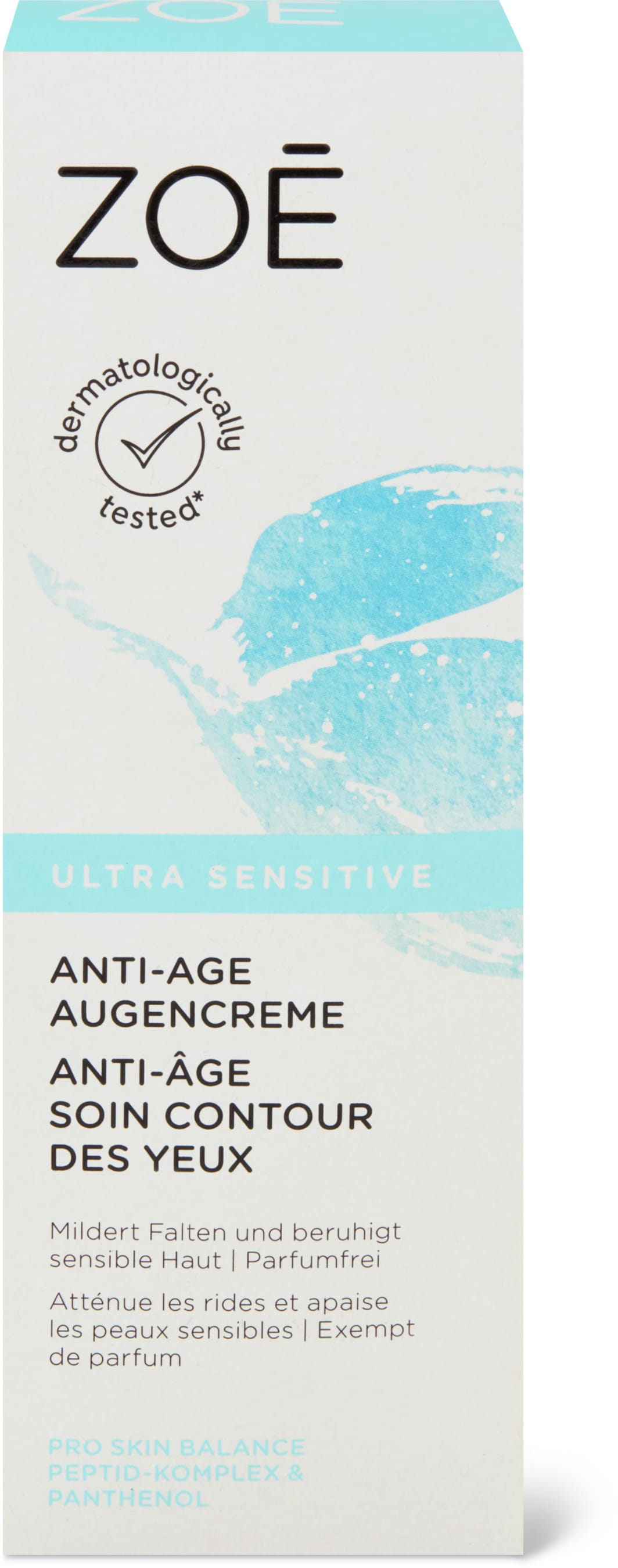 Ultra Sensitive Anti-Age Augencreme Peptide-Komplex, Panthenol